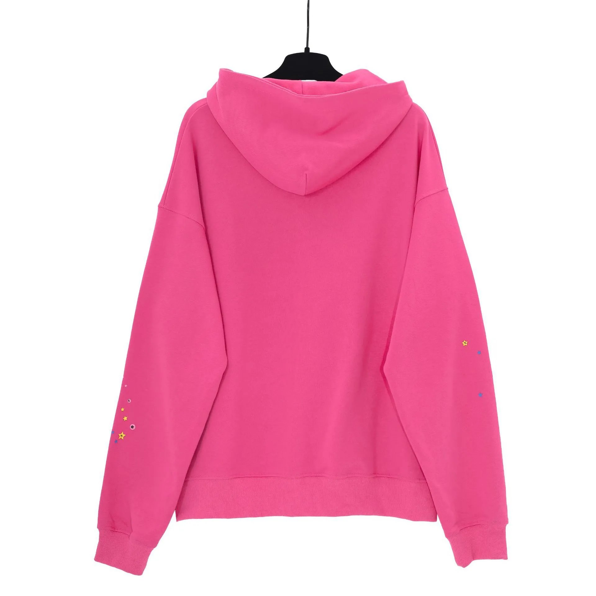 Spider Web Rhinestone Hoodie Black - 13