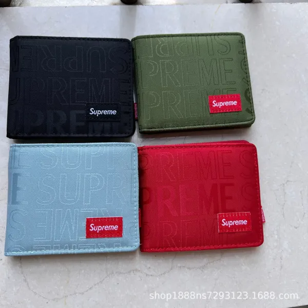 Supreme Box Logo Short Wallet Army Green - 4