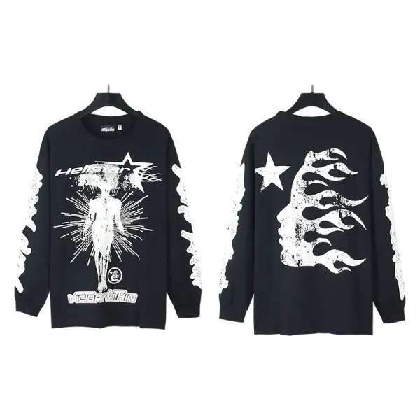 Hellstar P.2. Paradise Halloween Edition Long Sleeve T-Shirt Black - 10
