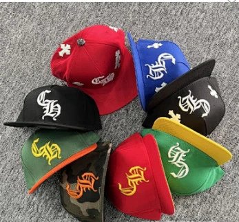 Design Snapback Cap Black with White Gothic Logo Hat Baseball Cap product detail 2 in Litbuy spreadsheet finds