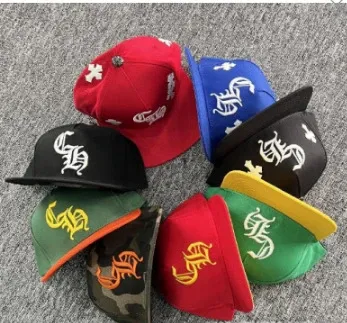 Custom Embroidered 'CL' Logo Snapback Cap Green and Orange Baseball Cap - 3