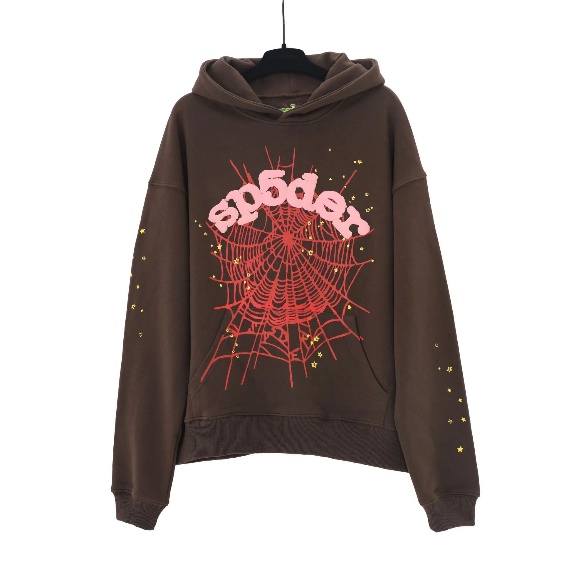 Spider Web Rhinestone Hoodie Black - 43