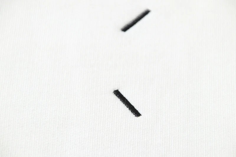 Off-White Diagonal Stitch Sweatshirt Black Hoodie - 21