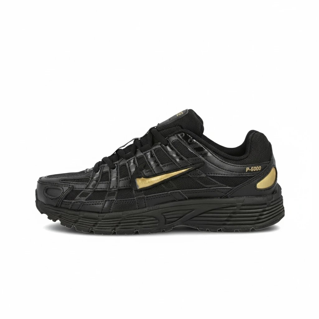 Nike P-6000 Low Black Gold BV1021-007