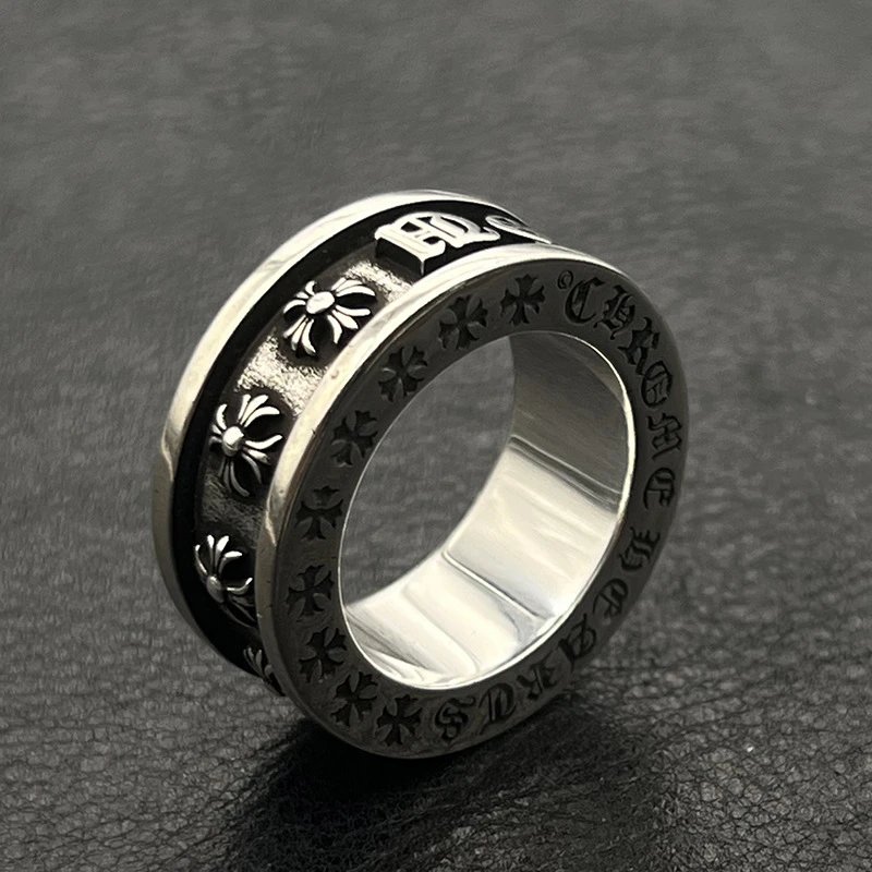 Wheel of Life Cross Ring