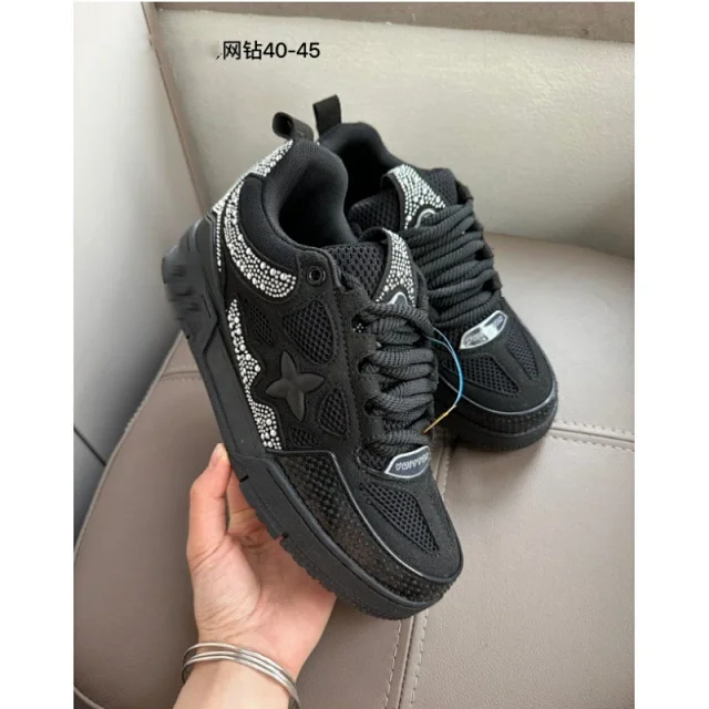 Unbranded Sneakers Low-Top Chunky Rhinestone Mesh product detail image 5