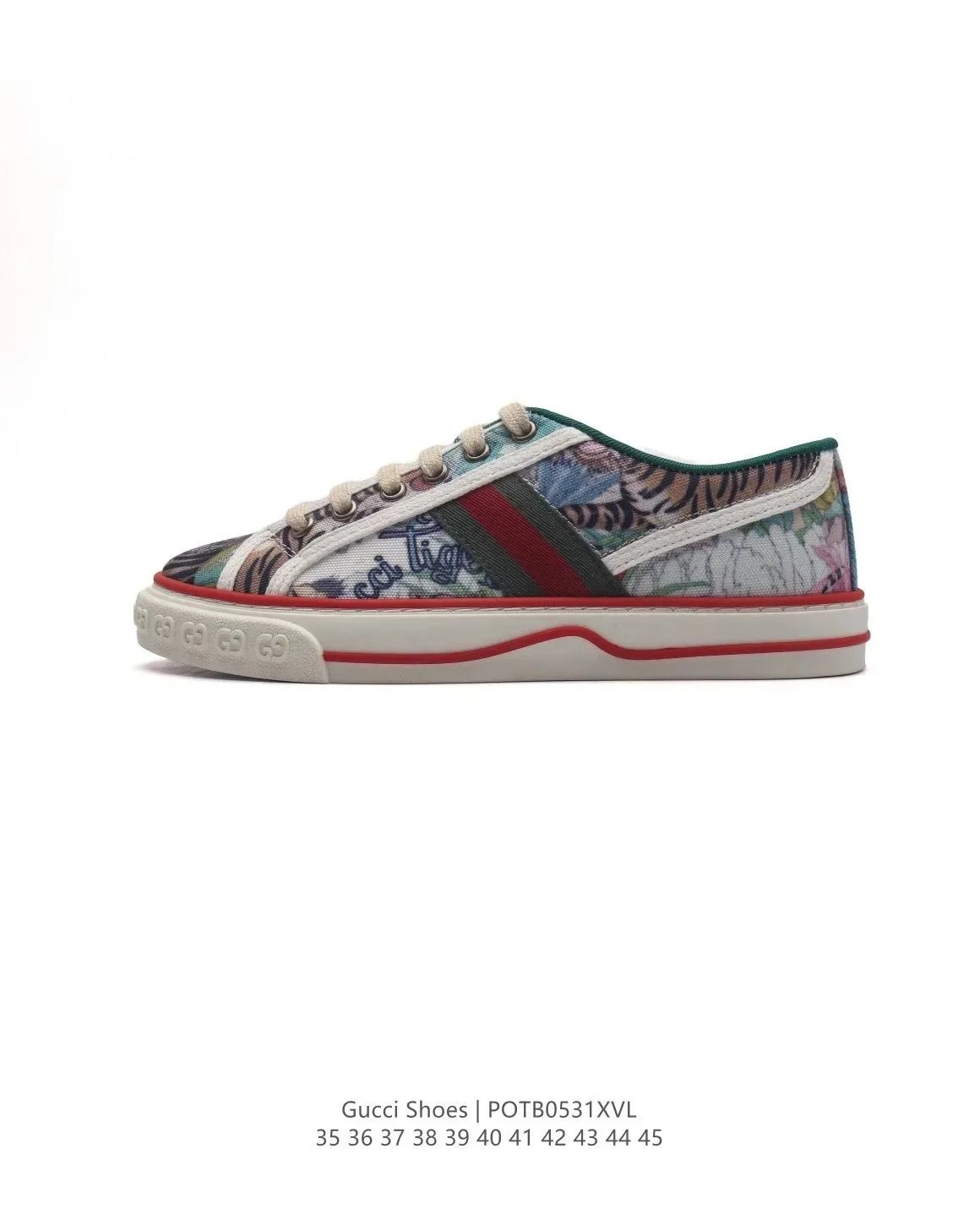 Gucci Low-top lace-up sneakers — 18