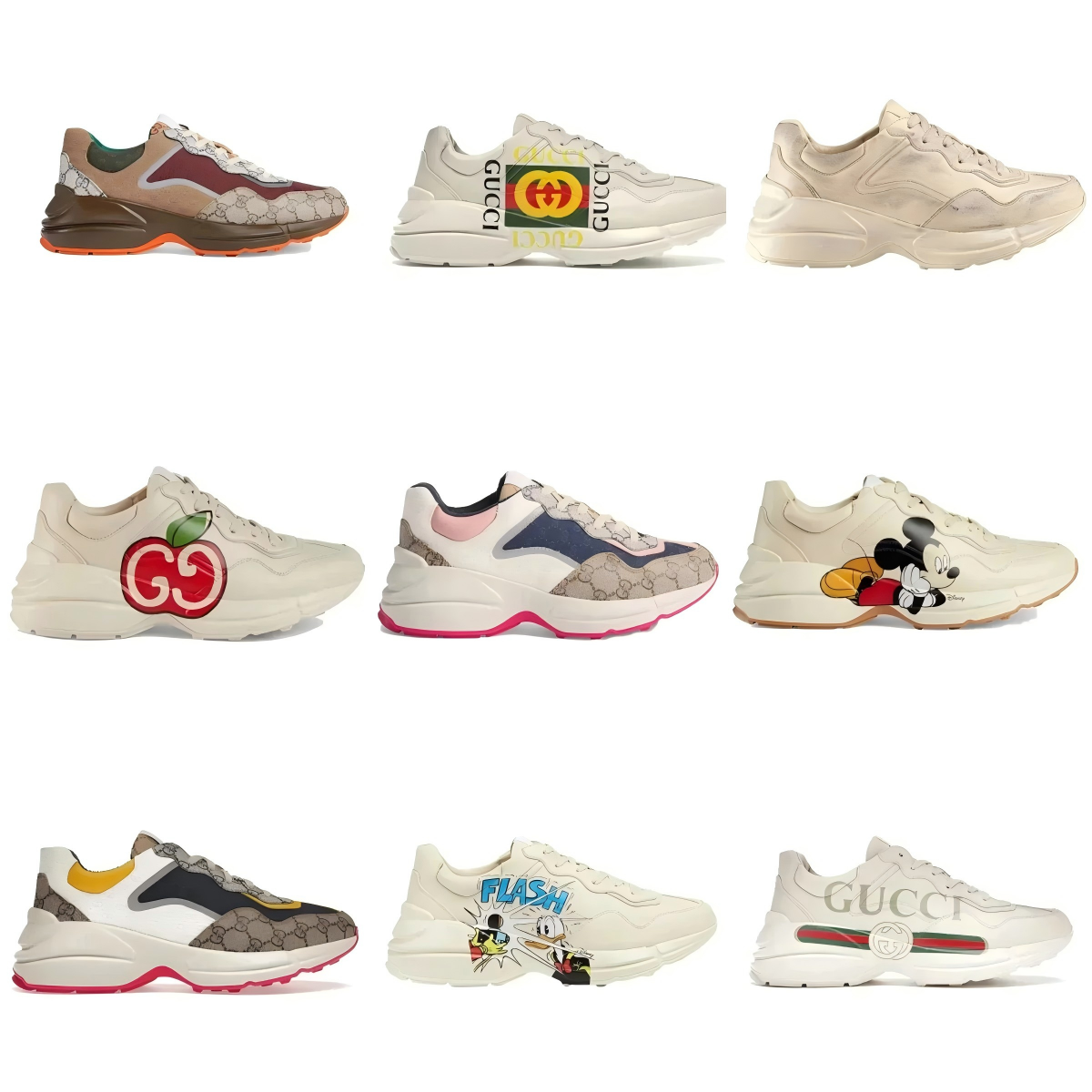 Gucci Rhyton Vintage Logo Men's - 500877 DRW00 Sneaker