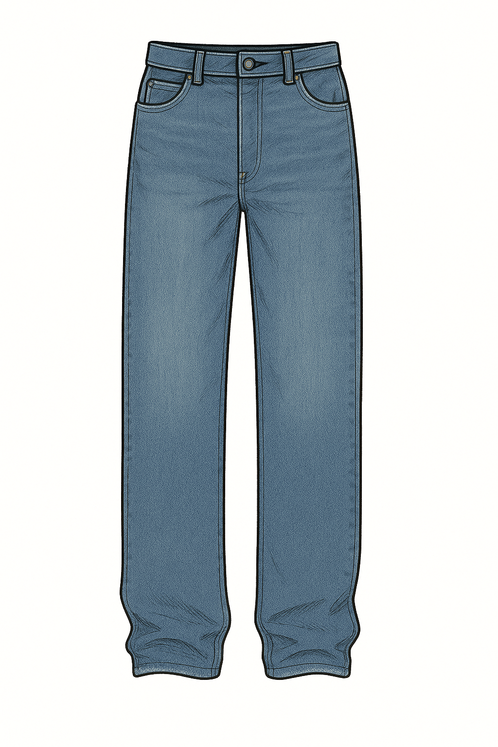 Balenciaga Pull Up Jeans