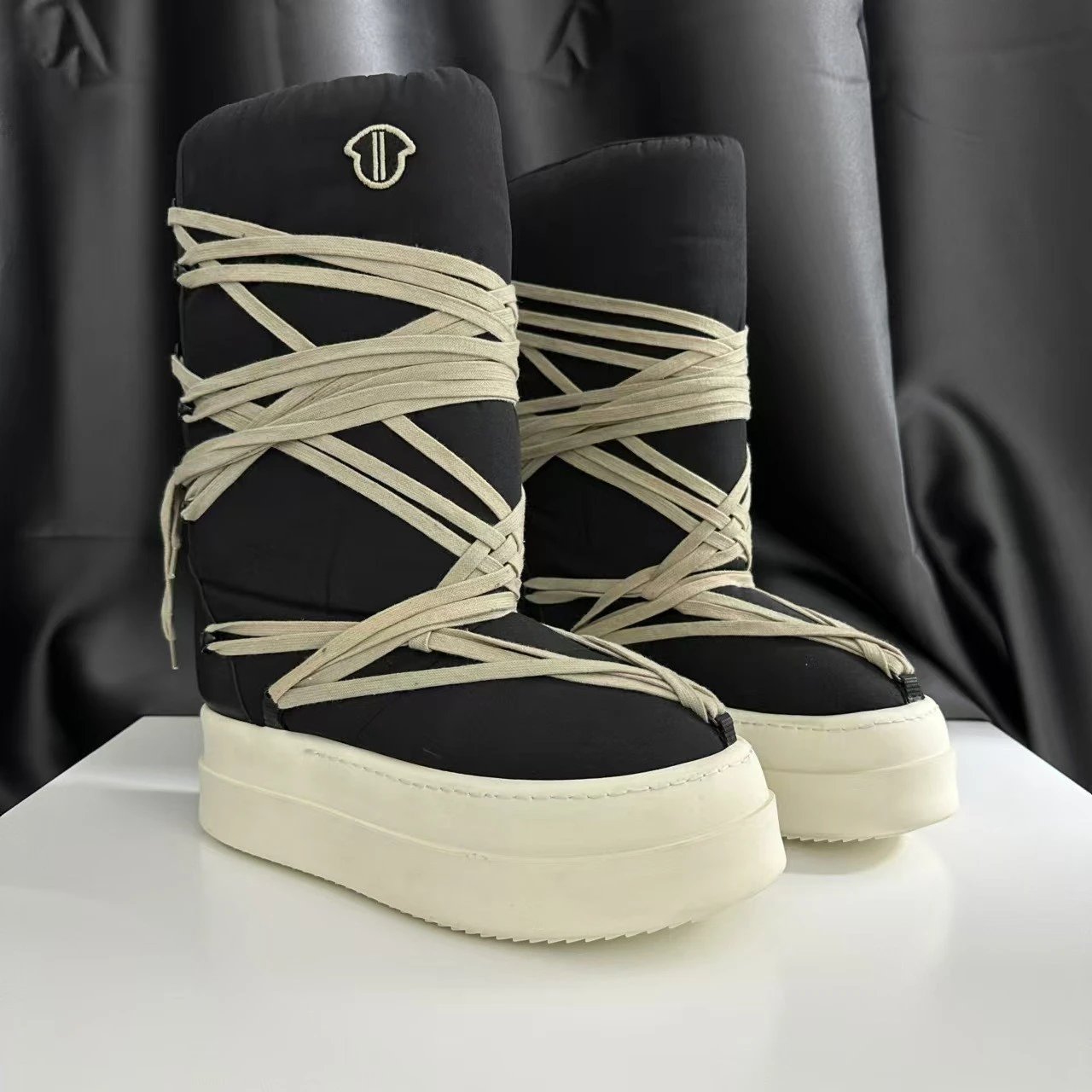 Rick Owens X Moncler Boots