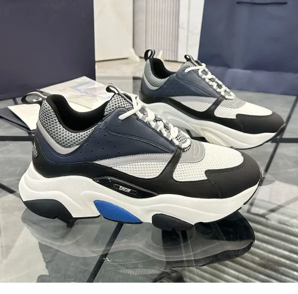 Dior B23 Sneakers White Red Black Chunky Sneakers - 8