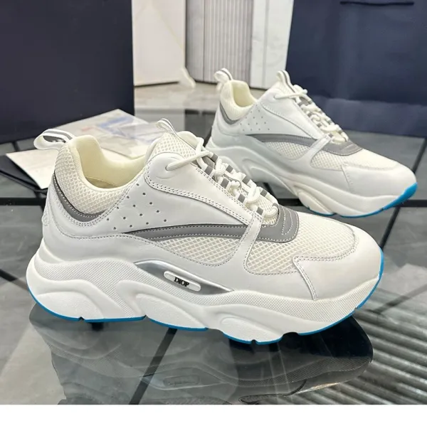 Dior B23 Sneakers White Red Black Chunky Sneakers - 9