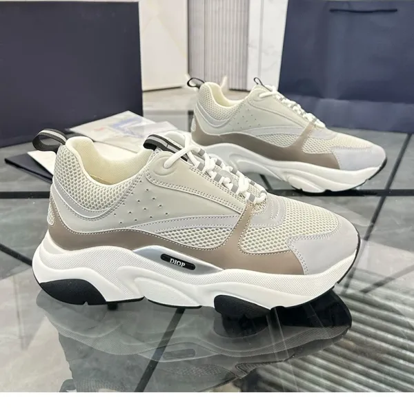 Dior B23 Sneakers White Red Black Chunky Sneakers - 6