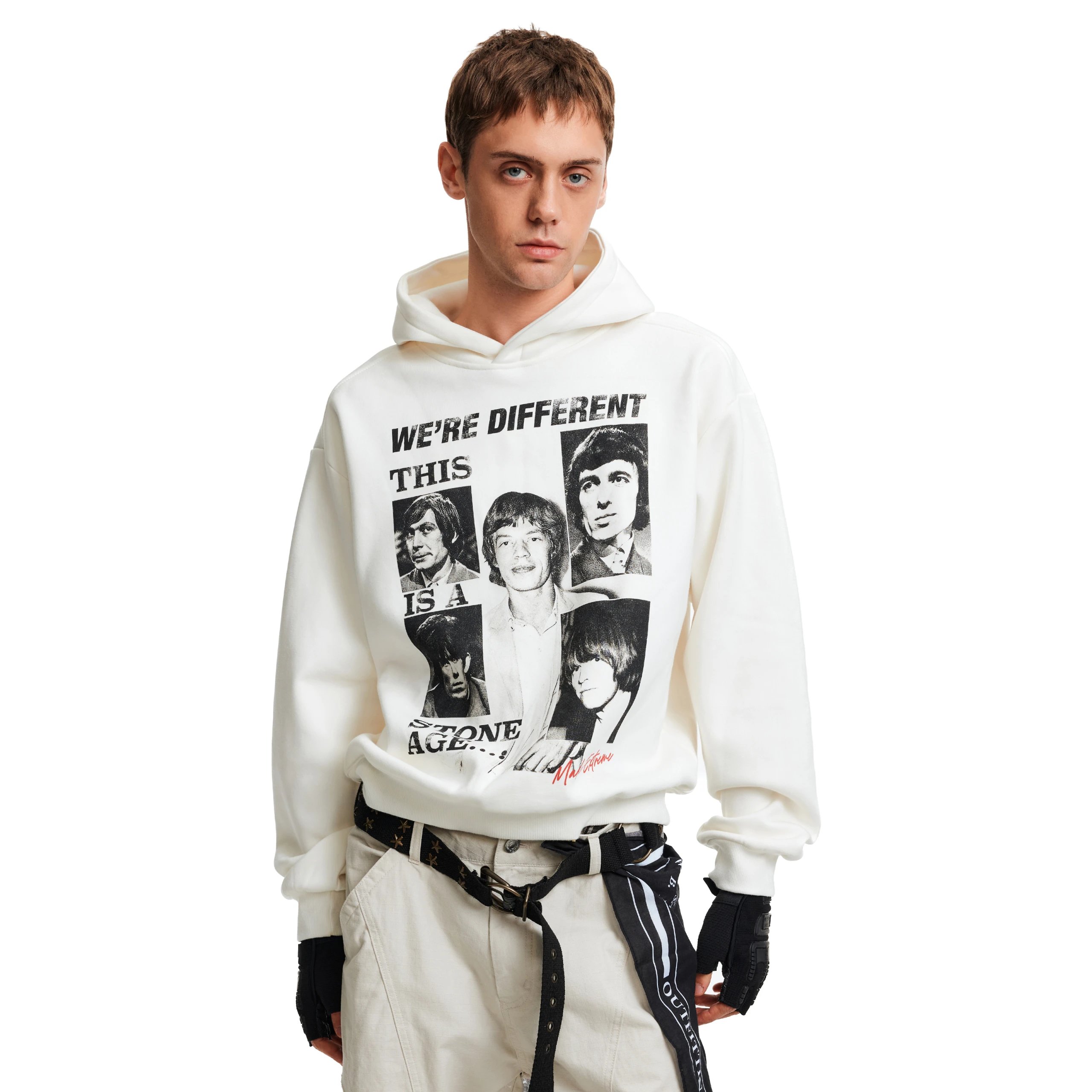 Madwitch American Trendy Band Alphabet Print · 2