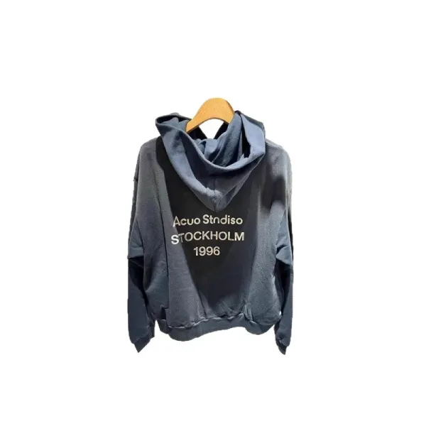 Acne Studios Stockholm 1996 Hoodie Gray - 5