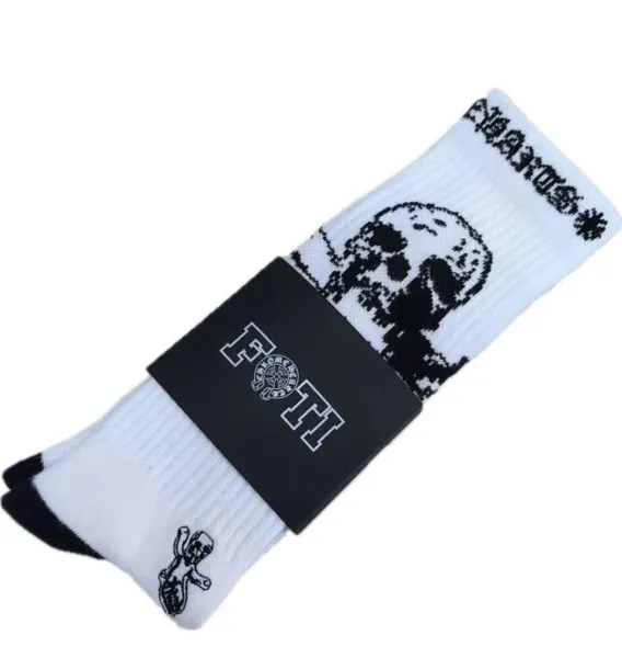 Philipp Plein Skull Print Socks White - 1