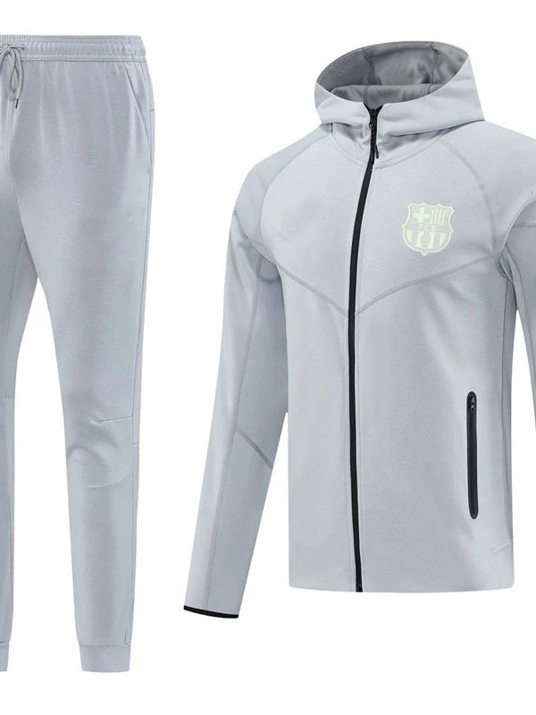 2526 Paris Barcelona Real Madrid AC Marseille Long Sleeve Hoodie Training Suit Jacket Long-Sleeved Sweatshirt Football Suit