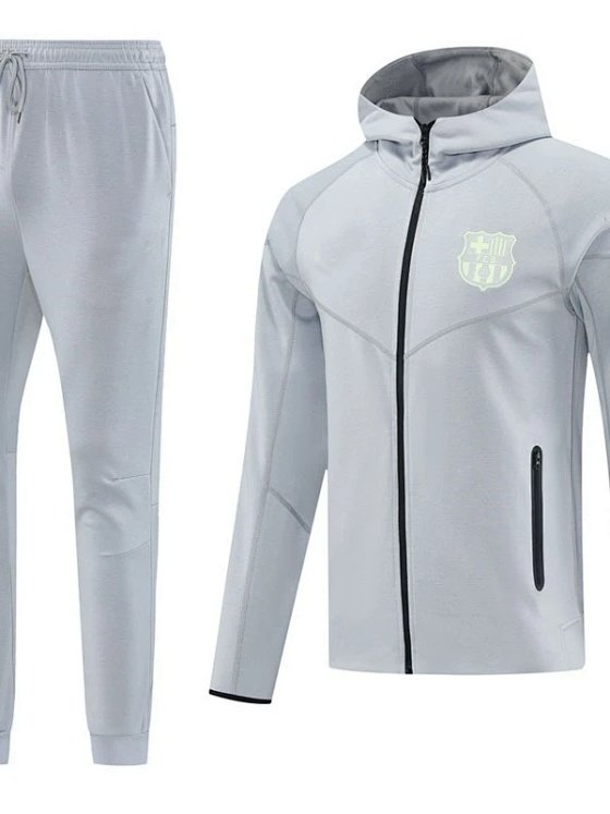 2526 Paris Barcelona Real Madrid AC Marseille Long Sleeve Hoodie Training Suit Jacket Long-Sleeved Sweatshirt Football Suit