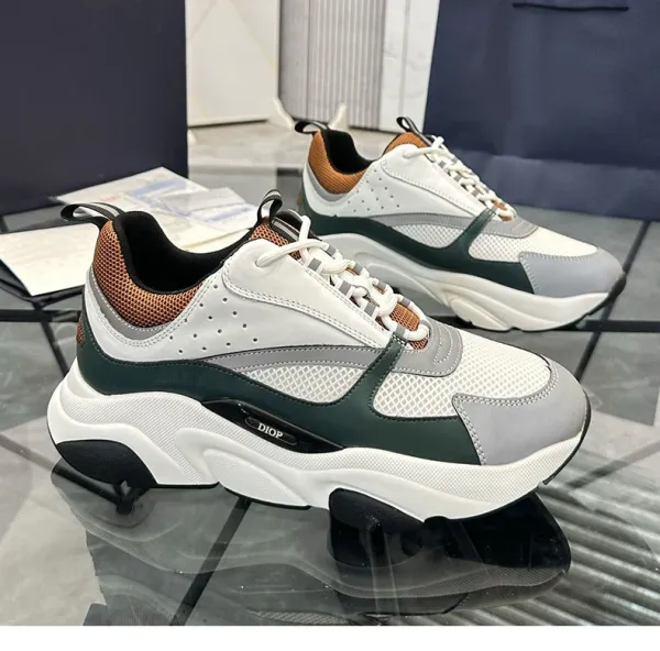 Dior B23 Sneakers White Red Black Chunky Sneakers - 10