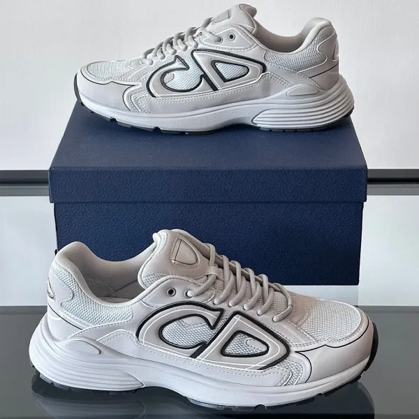 Design Slip-On Knit Sneakers White - 14
