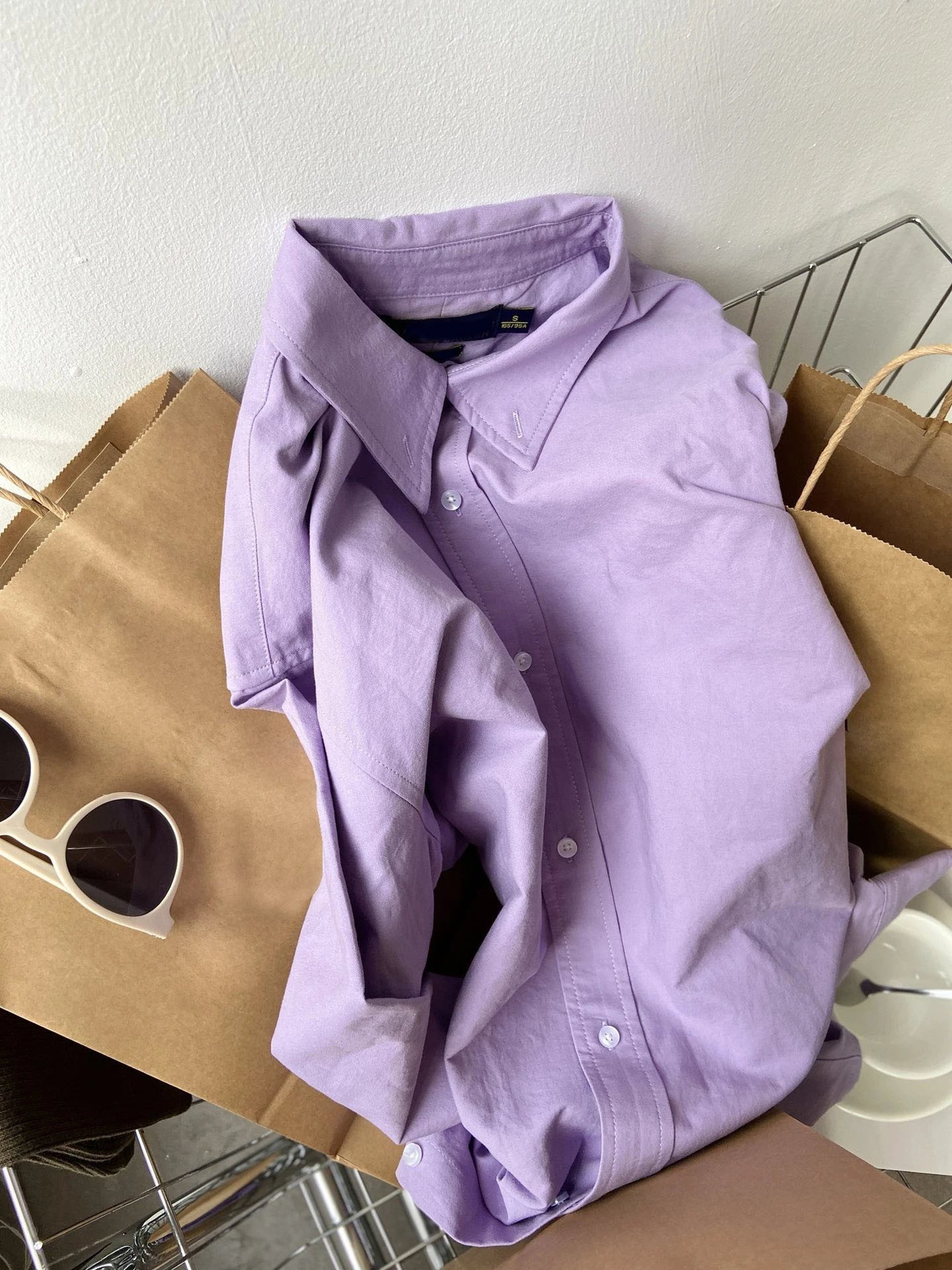 Design Classic Fit Pink Oxford Shirt - 4