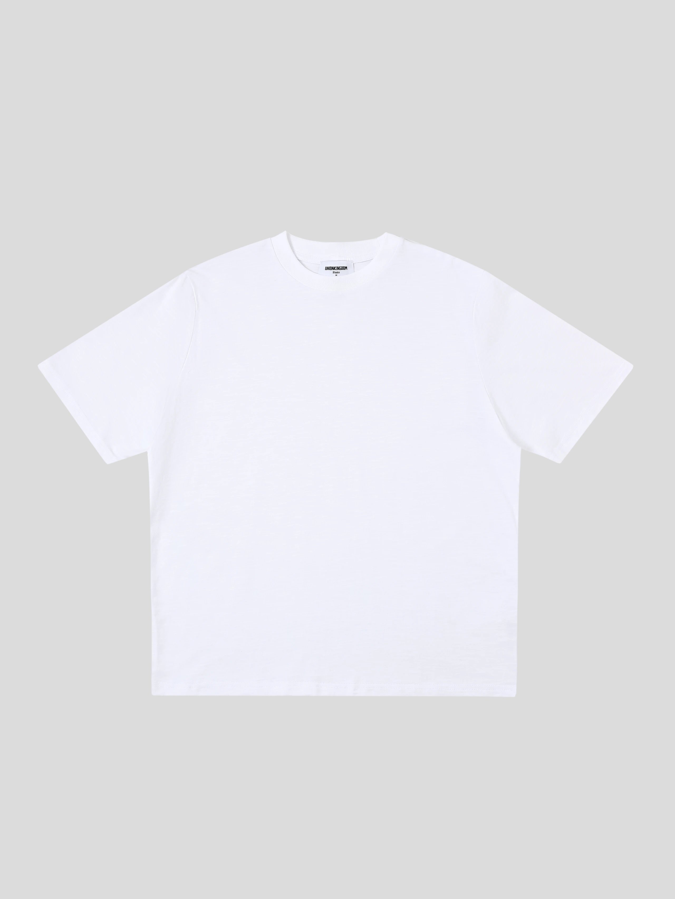 200gsm Union Kingdom Regular Fit T-Shirt - Self-Owned Slub Cotton Classic Short Sleeve