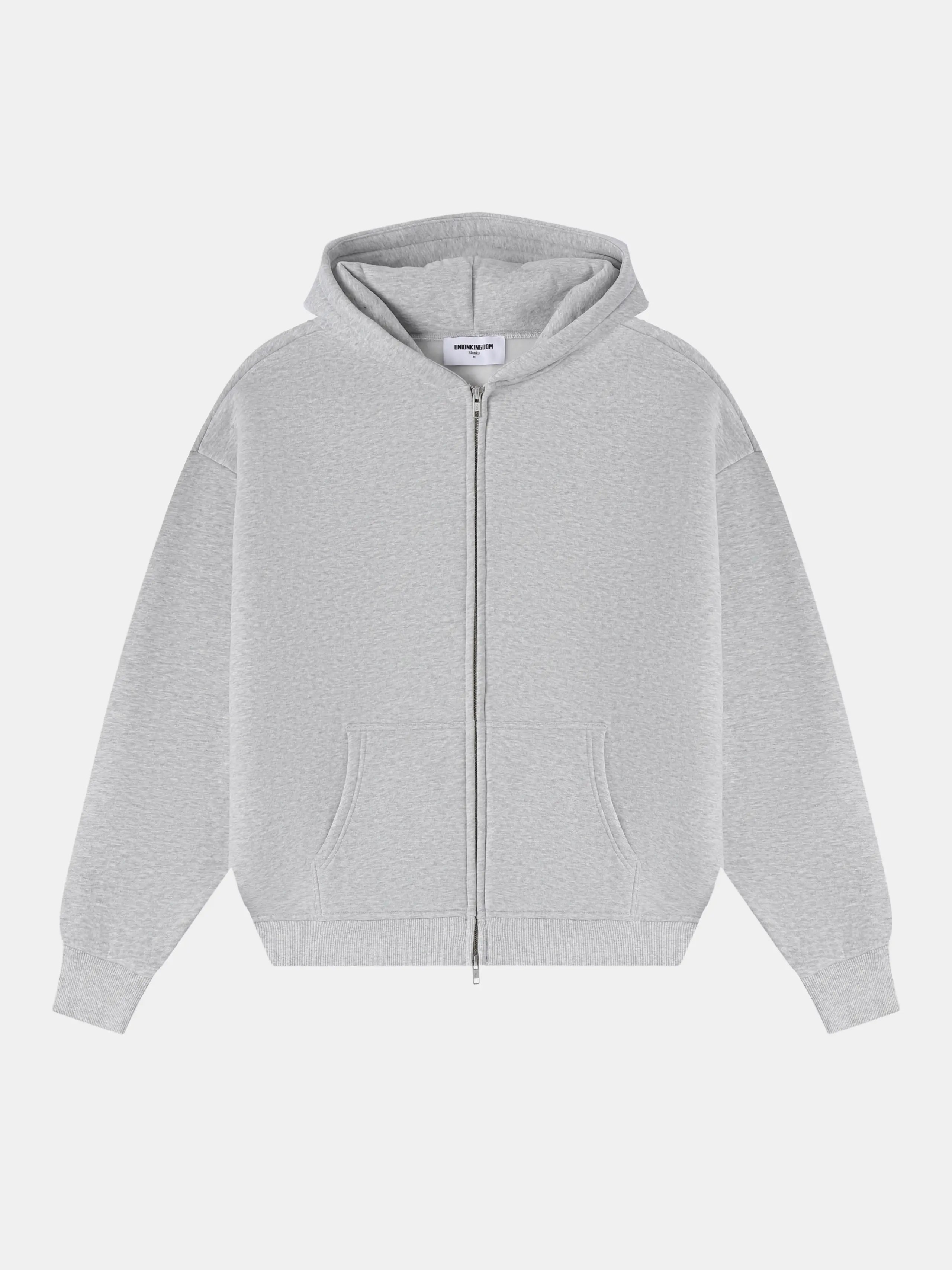 360g Union Kingdom Zipper Hoodie, Independent American Style, Brushed Fleece-Lined Zip-Up Jacket