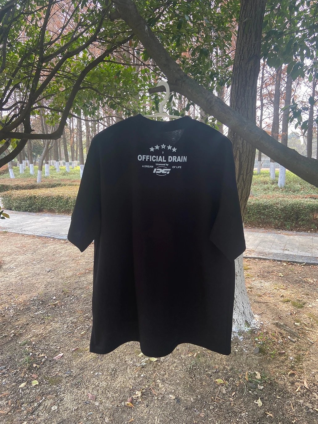 Design Driam Graphic Print Black Oversized T-Shirt Tops.t Shirts - 4