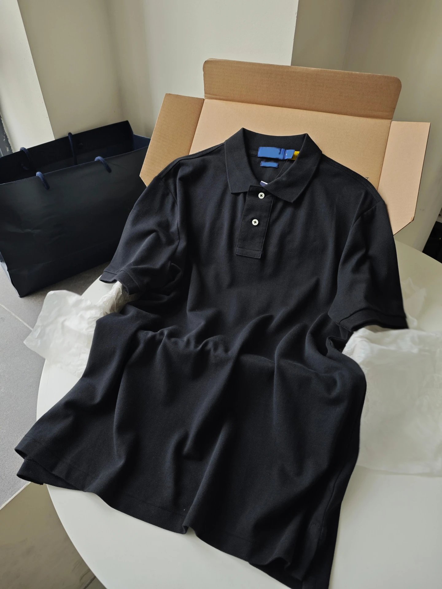 Black [white label] in stock