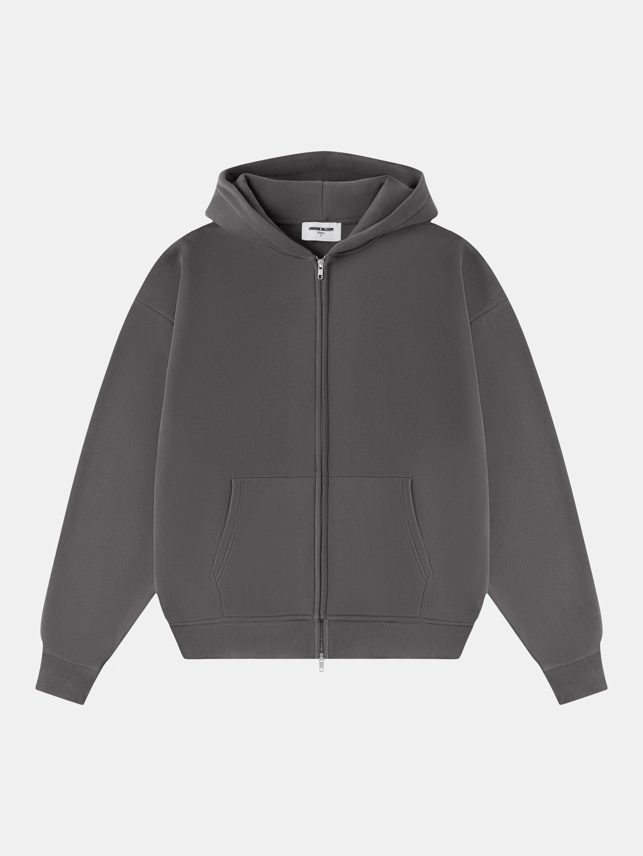 Fog Gray Zip-Up