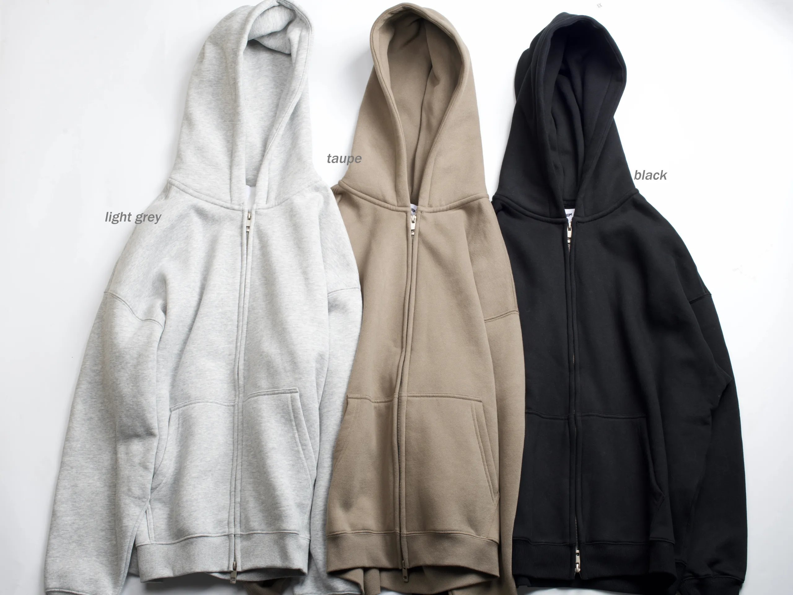 Khaki Jacket (Taupe Zip-Up)