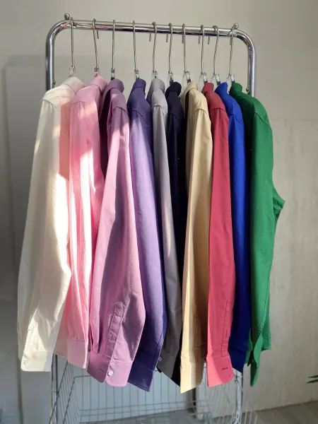 Design Classic Fit Pink Oxford Shirt - 14