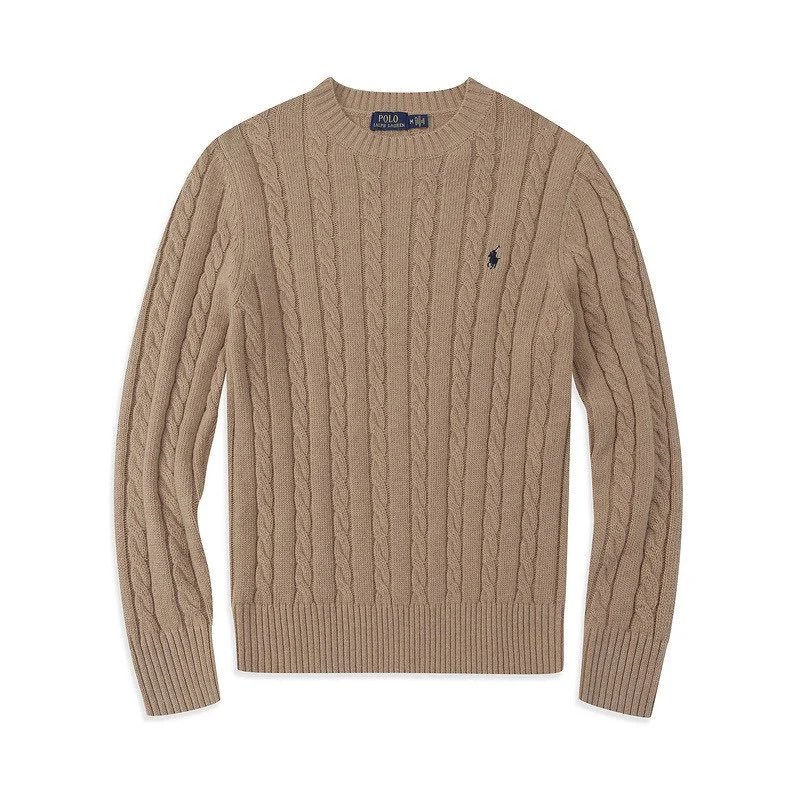 Khaki sweater (little black horse)