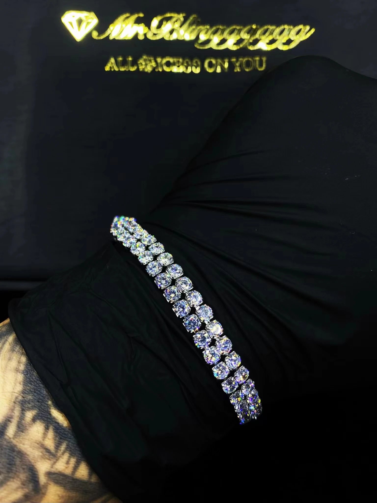 Design Mr. Bling Ice On You Tennis Bracelet Jewelry - 4