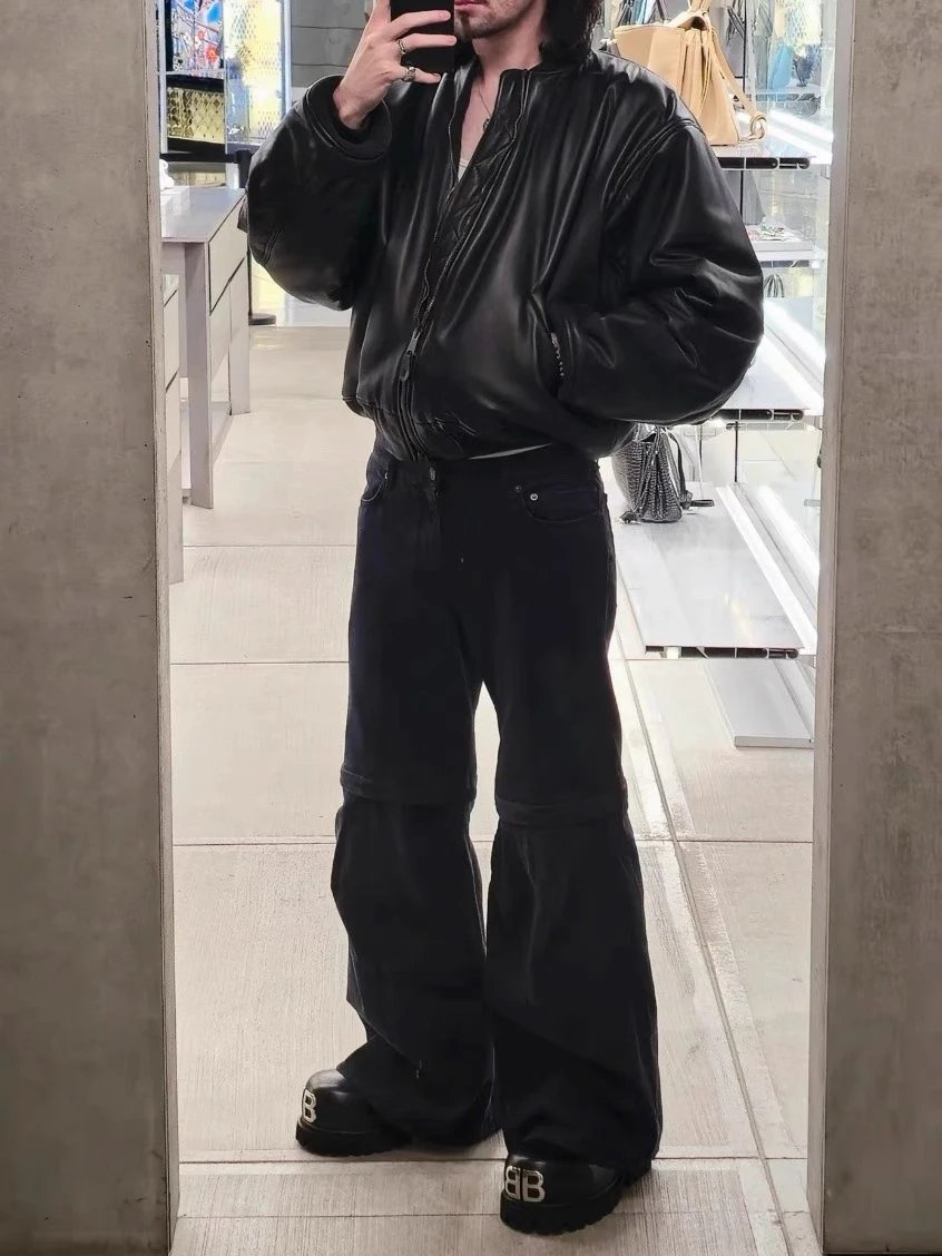 Balenciaga Flared Denim Cargo