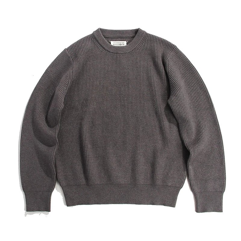 Gray Round Neck
