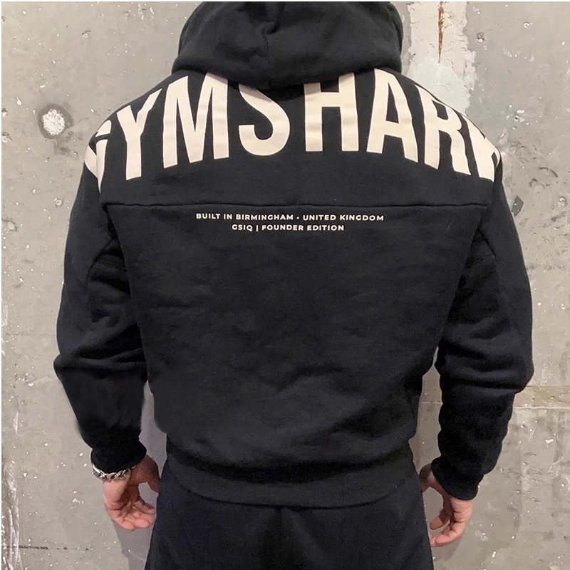 Gymshark Founder Edition Hoodie Back Logo Black
