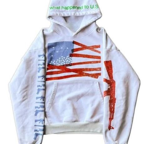 Prism American High Street Hip-Hop European and American Street Style Ins Niche Retro Loose Hooded Sweatshirt