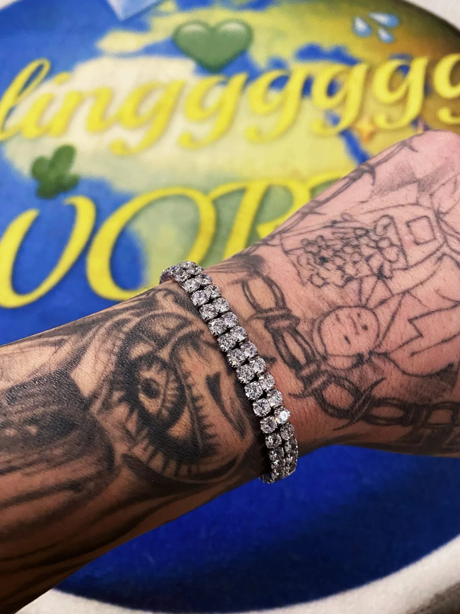 Design Mr. Bling Ice On You Tennis Bracelet Jewelry - 2