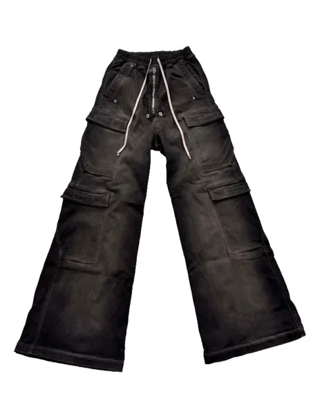 Rick Owens DRKSHDW Cargo Pants Black - 5
