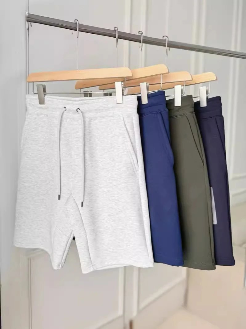2025 Summer Trendy Men's Pony Embroidered Five Part Pants with Drawstring Shorts, Casual, Simple, Sports, Classic Bathroom Pants