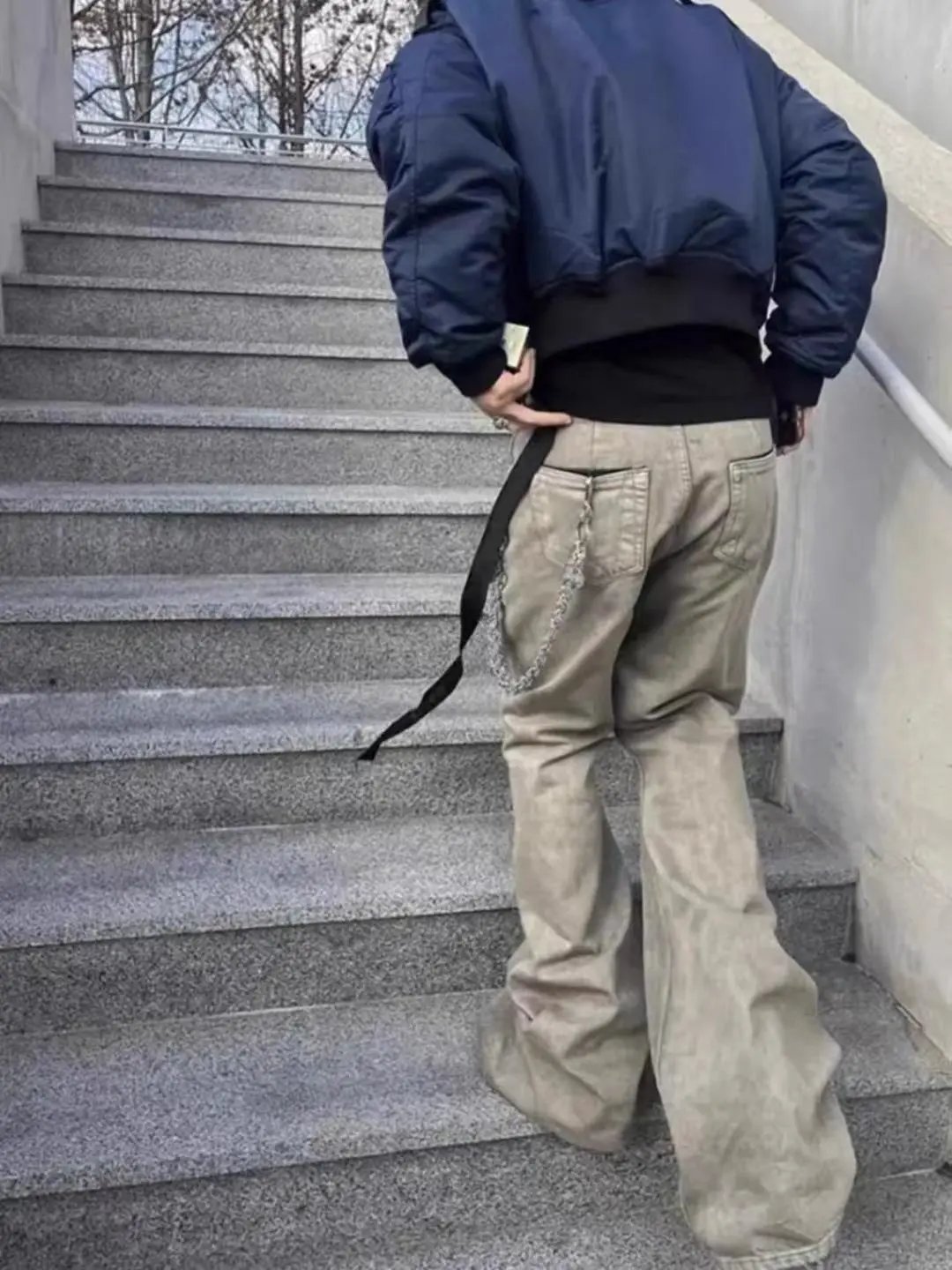 Rick Owens Bias Cut Denim