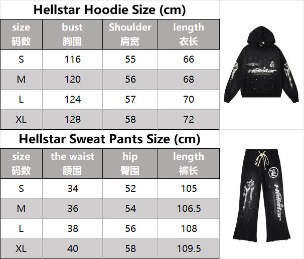 Hellstar Hoodies & Sweatshirts Graphic Pullover Hoodie image 5