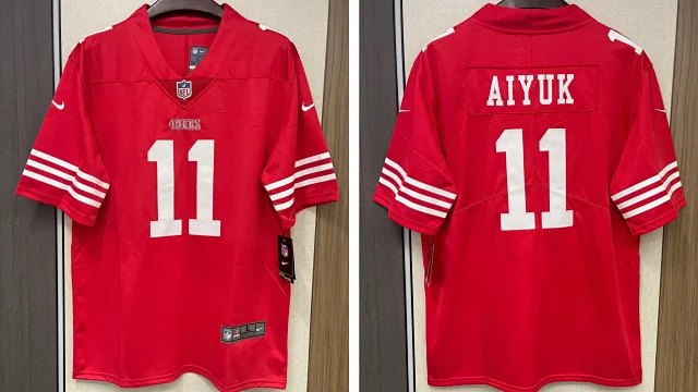 Nike Football Jerseys San Francisco 49ers player-name and number graphics product detail image 15