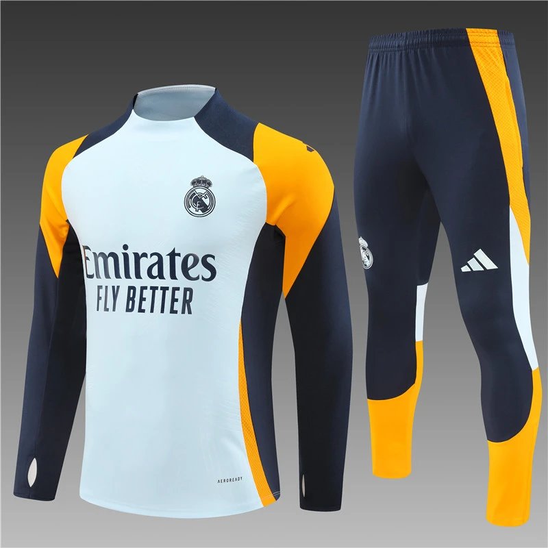 High quality jersey long sleeved set for Real Madrid 5