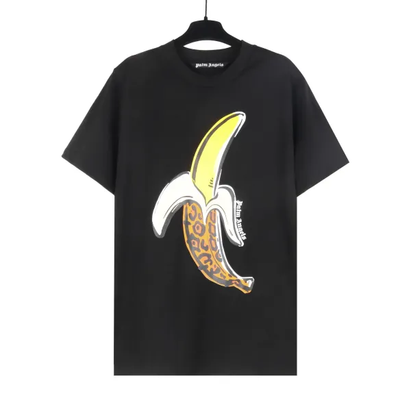 Palm Angels Palm Leaf Graphic Black T-Shirt - 11