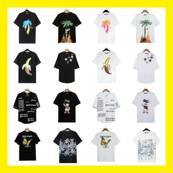 Palm Angels Palm Leaf Graphic Black T-Shirt - 2