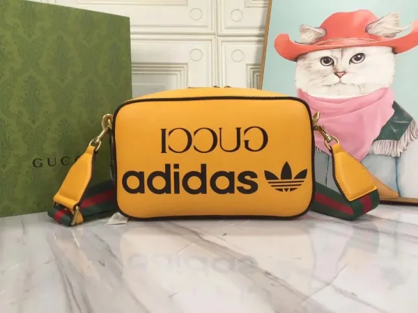 Gucci x Adidas Ophidia Camera Bag Yellow Crossbody Bag - 1