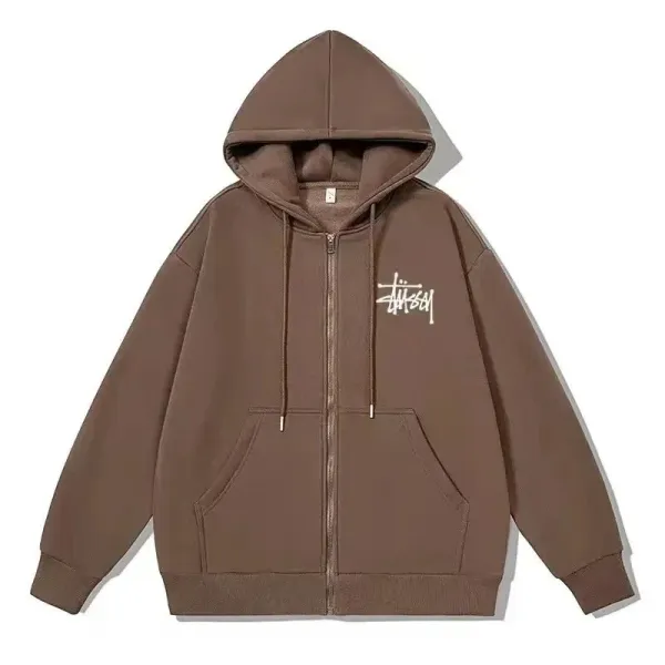 Stussy x Nike Collab Logo Hoodie and Joggers Set Gray/Black - 26