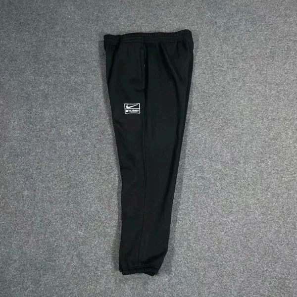 Stussy x Nike Collab Logo Hoodie and Joggers Set Gray/Black - 48